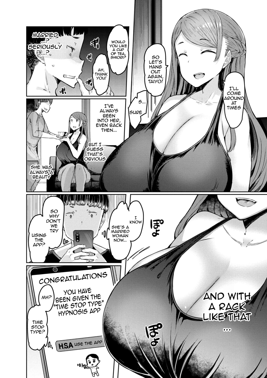 Hentai Manga Comic-Housewife Hypnosis App-Chapter 1-4-6